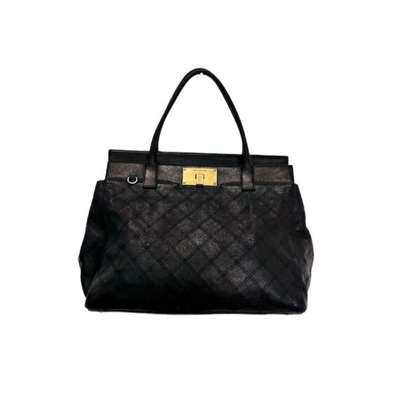Marc Jacobs BUDDY Quilted Satchel Bag Black - Picture 1 of 12